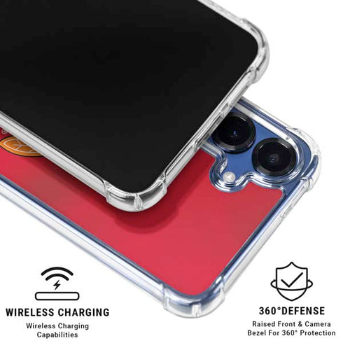 NHL Chicago Blackhawks Jersey Galaxy S25 Clear Case